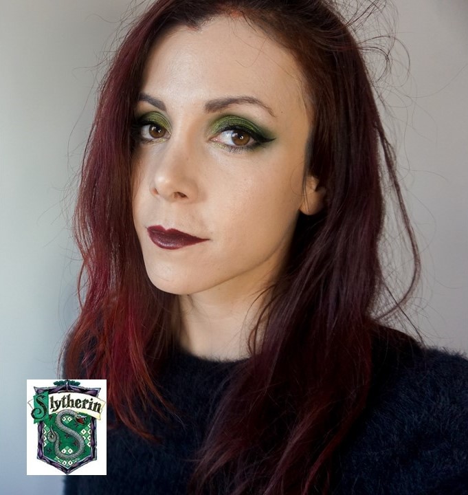 Slytherin inspired makeup